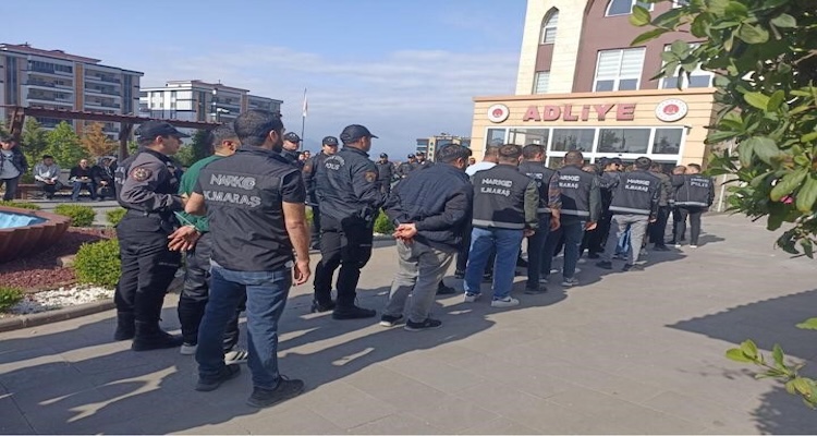 Kahramanmaraş’ta Uyuşturucu Ticareti Operasyonu: 45 Tutuklama